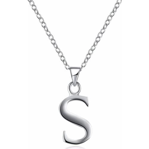 Hot is not allergic 925 sterling silver jewelry fashion classic letter pendant necklace female models retro accessories