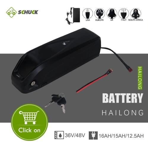 Hailong Lithium Battery 36V/48V 12.5Ah 15AH 16AH with USB Ebike Cycling LG Battery For Electric bicycle Motor 2020 HOT SALE