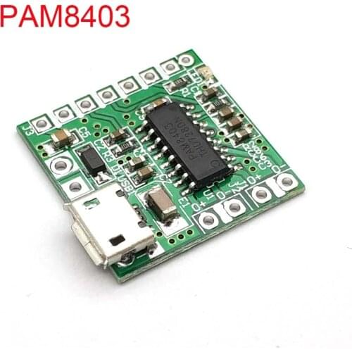 PAM8403 DC 5V Mini Class D 2x3W USB Power Amplifier Board DIY Bluetooth Speake