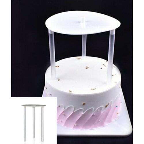 Multi-layer Cake Holder Supporting Straws Cake Piling Available in Multiple Sizes Cake Making Tools Kitchen Cake Stand Gasket