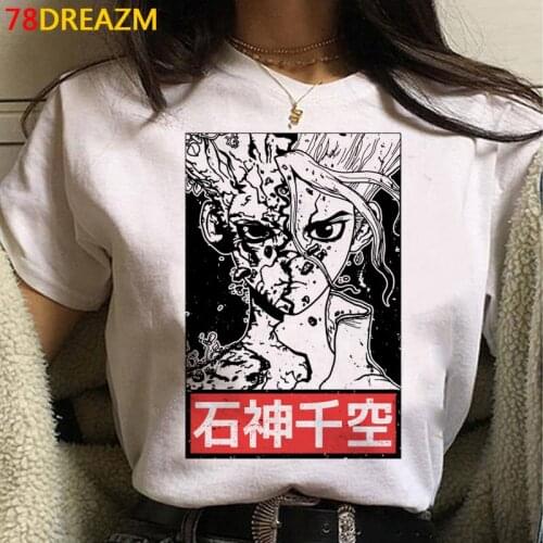 Dr.stone dorohedoro t shirt tshirt men harajuku couple streetwear kawaii clothes top tees kawaii