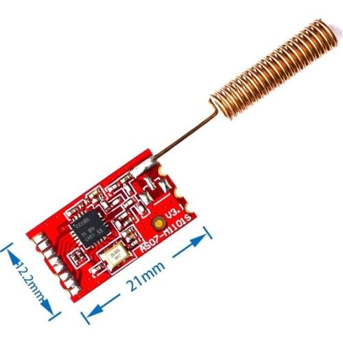 New 433M CC1101 Moudle Board Red Green 10mW Wireless Sender Receiver Module NRF905/SX1212/SI4432