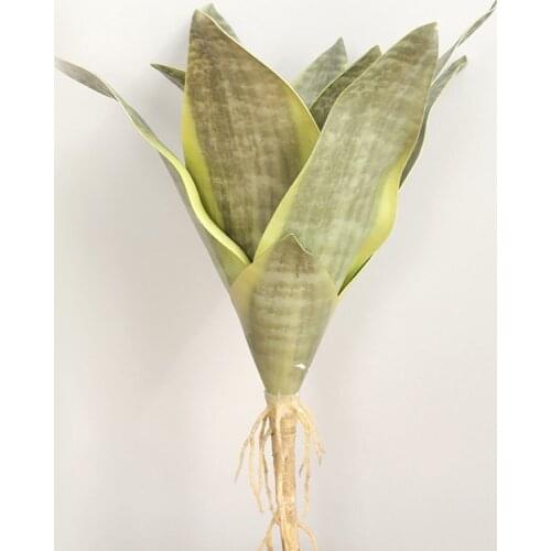 Fake Desert Plants Artificial Flower Sansevieria Trifasciata Simulation Succulent Agave Plant Home Office Shop Garden Decor