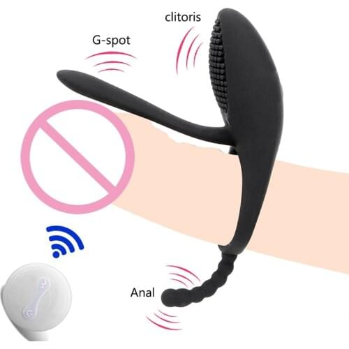 Suitable for Male and Female Sex Sex Toys for A Couple Wireless Remote Control Silicone Vibrator Delayed Ejaculation Dildo Anal
