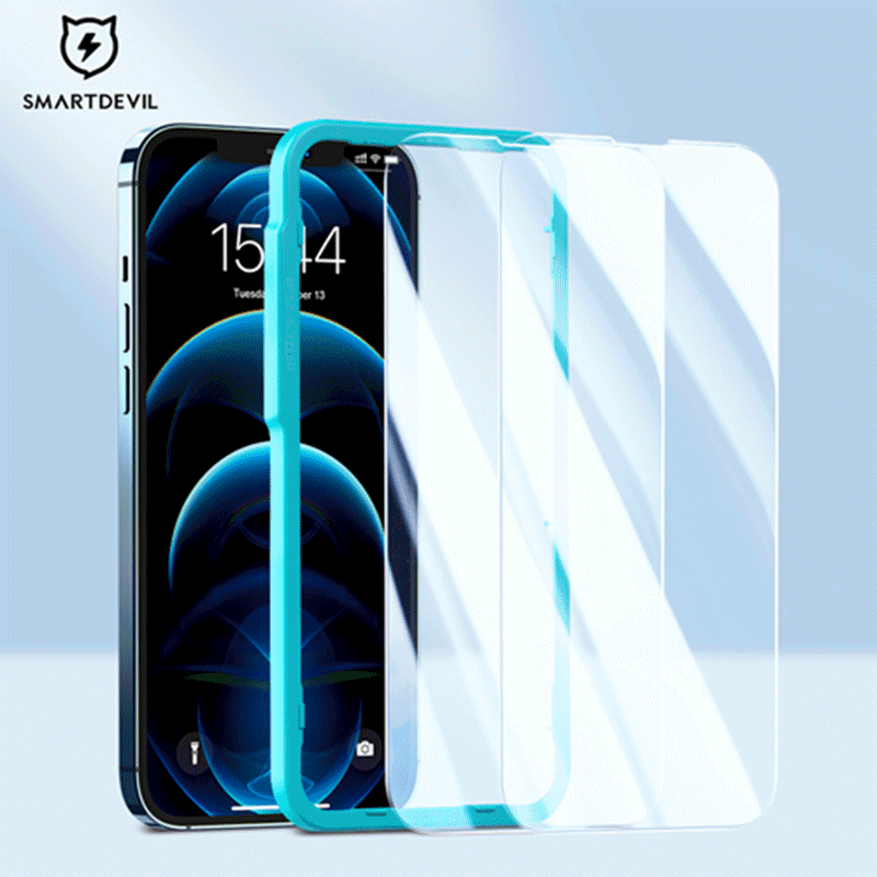 SmartDevil Screen Protector For iPhone 13 Pro Max Tempered Glass For iPhone 13 mini Protective Glass HD Anti Blue Light Matte