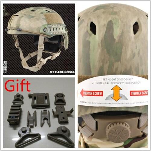 ABS Adjustable EMERSON FAST Helmet BJ TYPE protective helmet Base Jump Helmet EM5659G AT/FG