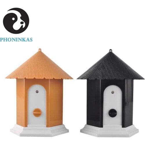 Bark Deterrents Anti Barking Device Pet Dog Ultrasonic Collars Repeller Outdoor Waterproof Dog No Bark Control Training Device