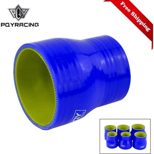 BLUE & Yellow 2"-2.5'' 2''-3'' 2.48''-2.75'' 2.48-3'' 2.75''-3'' 3''-4'' SILICONE HOSE STRAIGHT REDUCER JOINER COUPLING
