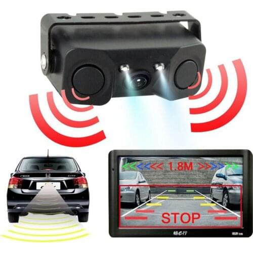Car Parking Sensor Auto Parking Buzzer With 4 Sensor Reverse Backup Vehicle Radar Monitor Detector System Backlight Display