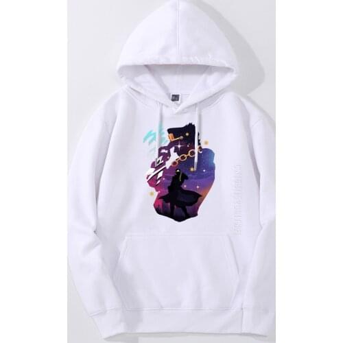 Kujo Jotaro Star Platinum Men Hoodies Spring Autumn JoJo Bizarre Adventure Male Sweatshirt Streetwear Hoodie