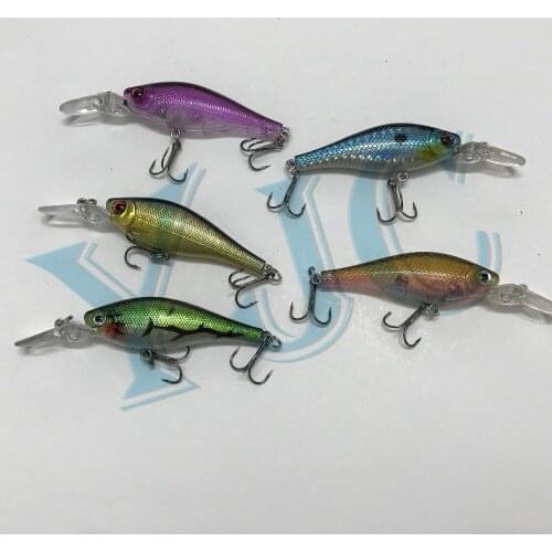 YJC Lure artificial tackle pesca fishing wobblers Crankbait Fishing lures Wobblers Tackle Bass Trout Bait Iscas 3D eyes