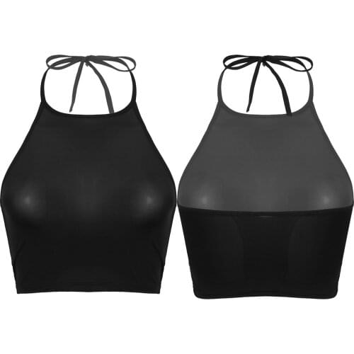 Womens Lace-up Hollow Out Camis Exotic Tanks See-through Camisole Ladies Stretchy Close-Fitting Sleeveless Cropped Tank Tops