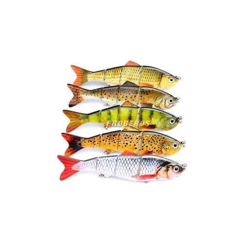 1pcs 12cm/17g Fish high Quality 4 Segment carp fishing Minnow Fishing lure artificial bait Free Shipping