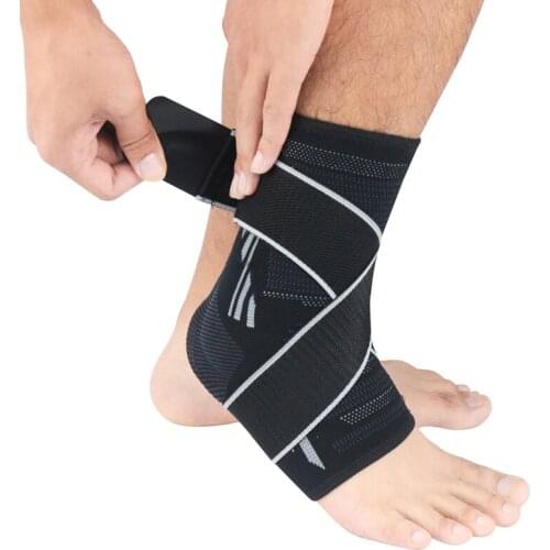 1pc Sports Ankle Support Elastic Ankle Wrap Bandage Basketball Cycling Ankle Brace Protector Compression Feet Protection