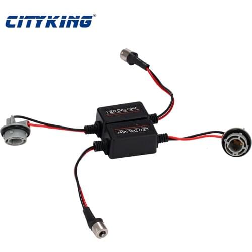 10 x T10 S25 T20 1156 BA15S 1157 bay15d 7440 7443 LED Decoder Car LED Turn Singal Load Resistor Canbus Error Free LED Canceller