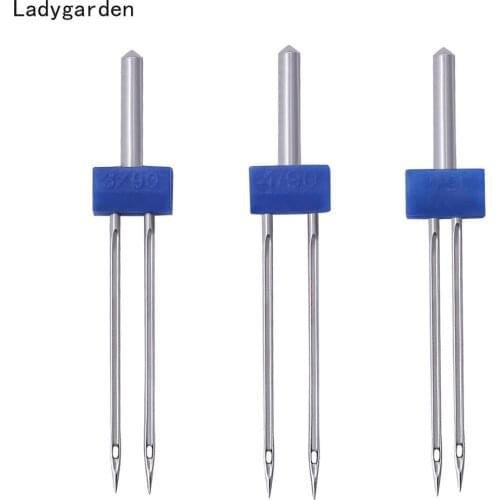 30PCS 2mm/3mm/4mm Stainless Steel Double Twin Needle Pins for Household Multi-Functional Sewing Machine Needles Accessories