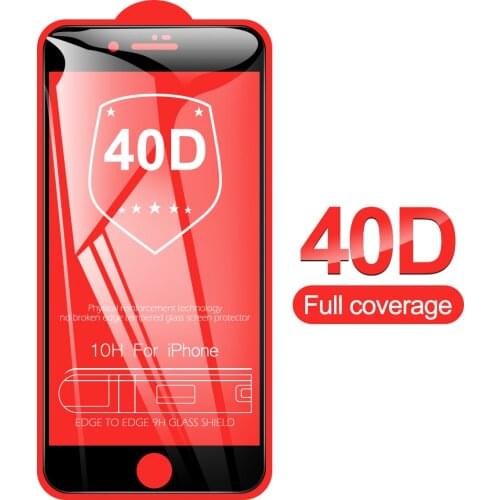 40 Film For iPhone 12 11 Pro Max Mini Glass Screen Protector For iPhone SE Tempered Glass For iPhone X XS Max Phone Film 3 pcs