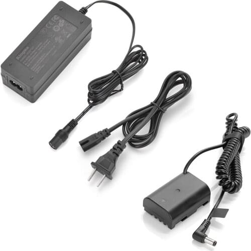 KingMa DMW-BLF19E BLF19E Dummy Battery with AC Power Supply Adapter For Panasonic Lumix DMC-GH5 GH5S GH4 GH5 GH3 Camera