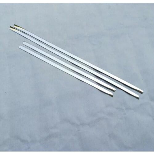 FIT FOR FORD ESCAPE KUGA 2017 STAINLESS STEEL BODY MOLDING DOOR SIDE LINE GARNISH TRIM COVER PROTECTOR GUARD STRIP