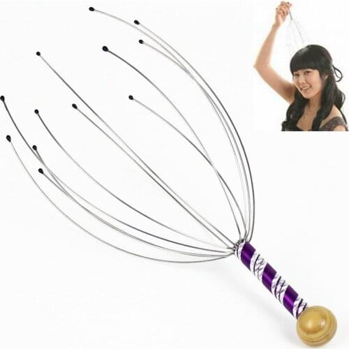 Claw Massager Body Massager Octopus Head Scalp Neck Equipment Stress Release Relax Massage Tens Pain Relief Head Care C178