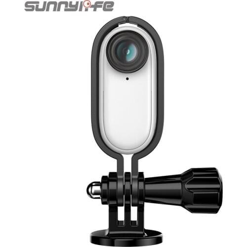 Sunnylife Metal Adapter For Insta360 GO2 Aluminum Alloy Full Protective Adjustable Angles Scratch-Proof Sport Camera Accessories