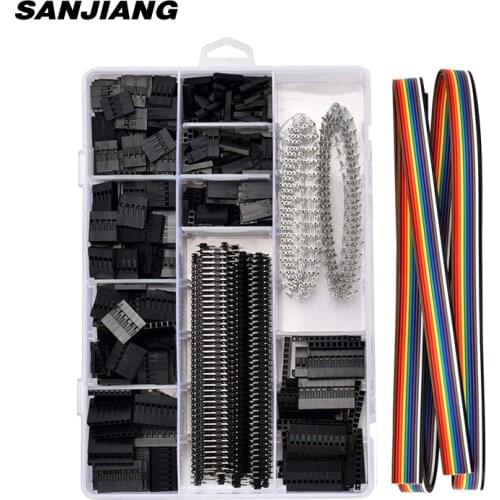 JST SM Connectors Set Dupont Male/Female Pins Connector Kit, Cable Jumper Wire Pin Header Housing Assortment Kit etc. For SN-28B