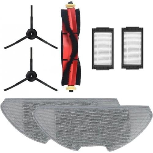 For Xiaomi Mijia PRO Robot Vacuum Cleaner Main Brush Side Brush Filter Mop Cloth Replacement Accessories Parts