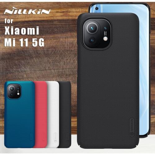 Nillkin For Xiaomi Mi 11 5G case Frosted full 360 Phone Case Lens Protective Back Cover For Xiaomi Mi11 5G