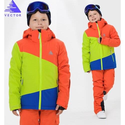 New Boys Girls Ski Suits Waterproof Windproof Snow Pants+jacket Set of Winter Ski Sports Suit for Girls Clothes set de snowboard