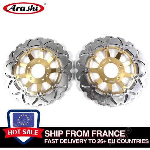 Ship From France CNC Front Brake Disc Disks Rotors For SUZUKI SV 650 SV650S / GSF600N BANDIT / GSX600F / GSF600 / RF600R