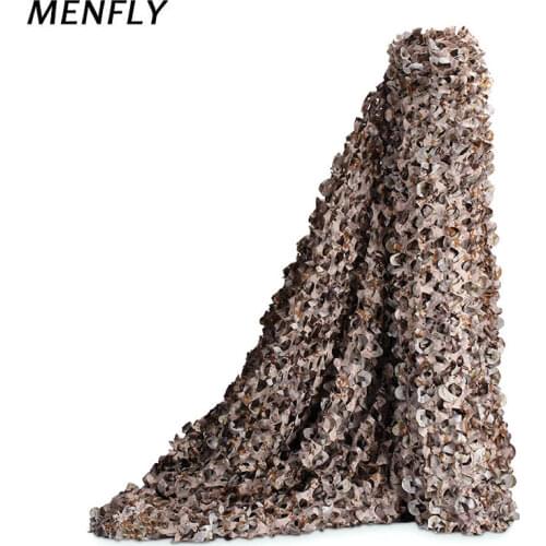 MENFLY 1.5m Wide Single Layer US Desert Digital Outdoor Military Party Awning Car Camouflage Hidden Shade Net Army Decoration