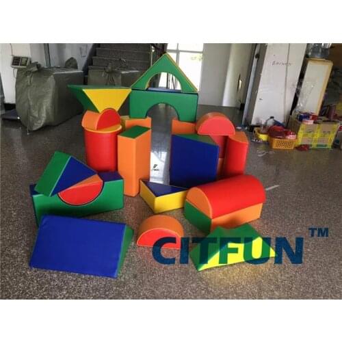 High quality kids multinational soft play ,Indoor Eco-friendly toddler Sponge toy Including 23PCS/SET CIT-RT024A