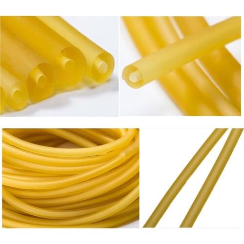 1 Meter Natural Latex Rubber Hoses 1.6-12mm ID High Resilient Elastic Surgical Medical Tube Slingshot Catapult Band