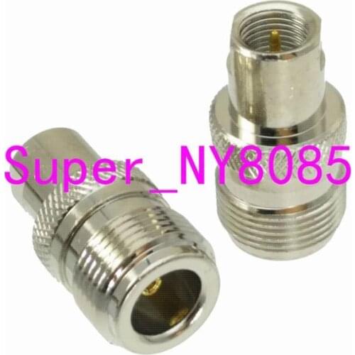 Adapter N female jack to FME plug male RF connector straight F/M