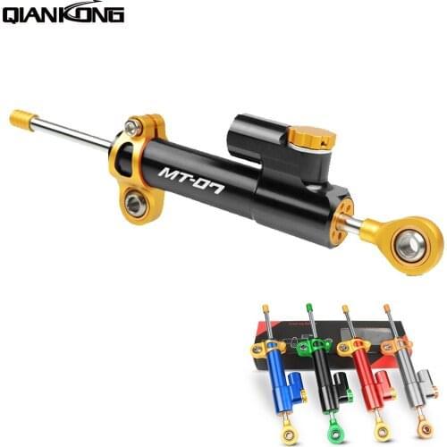 FOR YAMAHA MT-07 MT07 MT 07 2014 2015 2016 2017 2018 all years MT-07 Motorcycle Aluminum Steering Stabilizer Damper