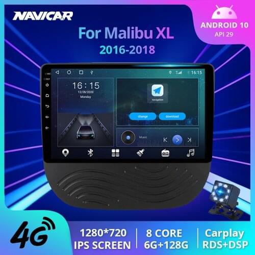 2 Din Android 10.0 Car Radio For Chevrolet Malibu XL 2016-2018 DSP GPS Navigation Bluetooth Player Car Receiver Auto Radio IGO