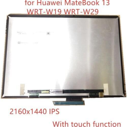 Free shipping new 13" For Huawei MateBook 13 WRT-W19 WRT-W29 LCD screen assembly IPS Display P130ZFA-BA1 2160*1440 Fully tested