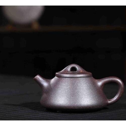 Yixing famous purple clay pot, stone ladle teapot, teapot and teapot