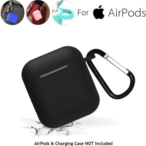 Carbon Fiber Earphone Cover Case Cover For Apple Airpods 1th with Ear Hook Accessories Earphone Protective Anti-fall Bluetooth