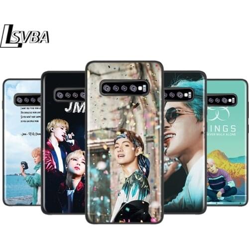 Park Jimin K Pop for Samsung Galaxy Note 20 Ultra 10 9 8 Pro S10E S10 5G S9 S8 S7 Plus Bright Black Phone Case Capa