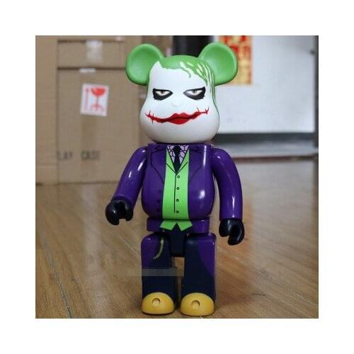 The Joker Action Figure 400% Bear Cos The Joker Doll PVC figure Toy Brinquedos Anime 28CM