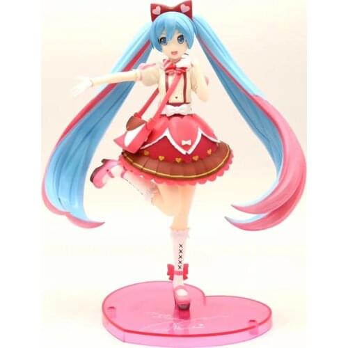 Bandai Hatsune Miku Dress Standing Posture Anime Figure PVC Boxed Model Decoration Toy Adult Child Gift