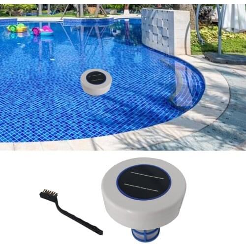 Solar Pool Ionizer Copper Silver Ion Swimming Pool Water Purifier Kills Algae Chlorine-Free Keeps Pool Cleaner Clarifier Tool