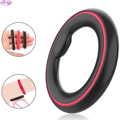 3 in 1 Glans Scrotum Penis Rings Sex Toys for Men Strapon Cock Male Masturbator Chastity Cage Adults Products Couple Tools Shop