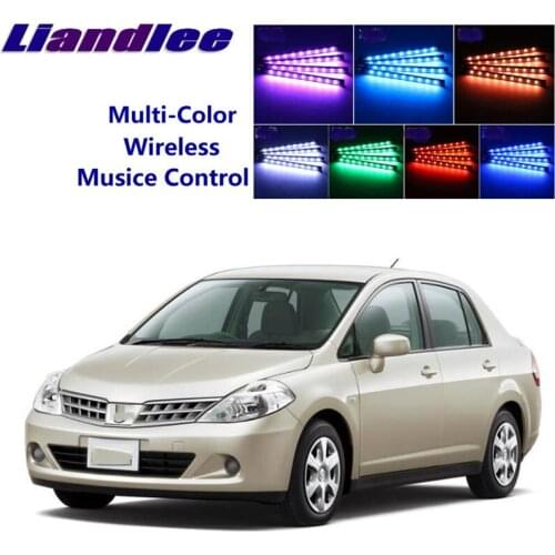 LiandLee For SuzukiLandy Landy C25 2010~2019 Car Interior UnderDash FootWell Seat Accent Music Rhythm Ambient Light