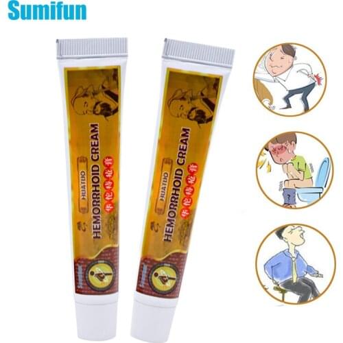 Sumifun 20g Hemorrhoids Ointment Internal And External Anal Fissure Cream Pain Reliving Chinese Medical Plaster HealthCare P1075