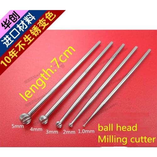Medical VET Small animal orthopedic instrument ball head Milling cutter Spine polishing stick Joint grinding ball Pen bone drill