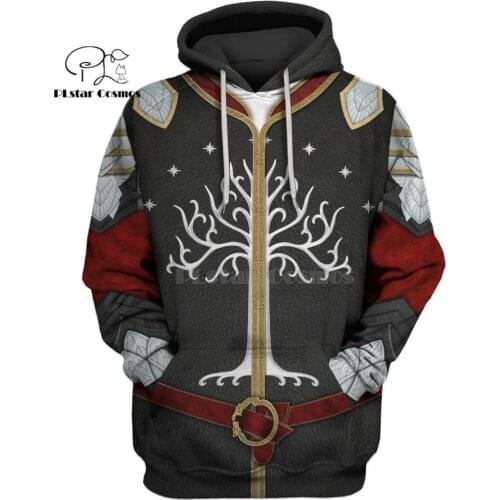 PLstar Cosmos Tree of Gondor Decal Sticker 3d hoodies/Sweatshirt Winter autumn funny Harajuku Long sleeve streetwear