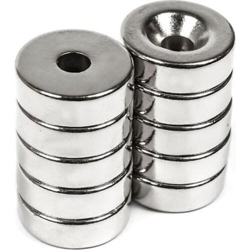 Neodymium disc magnet, 15mm / 18mm / 20mm, high performance magnetic ring, rare earth permanent magnet for refrigerator