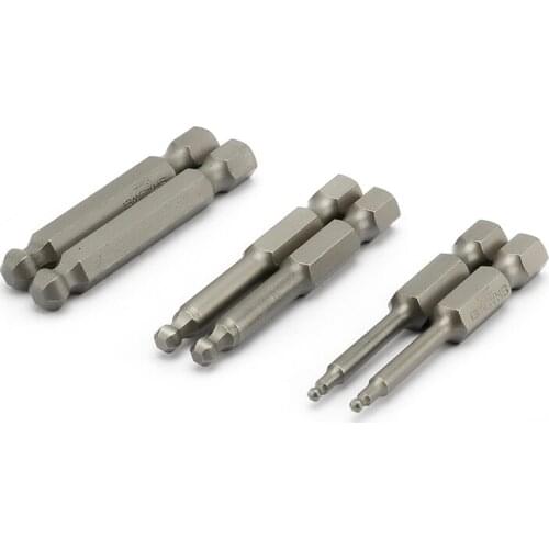 Noreturn 50mm Ball Head Hexagon Head for Electric Hand Drill Screwdriver Inside Hexagon Hand Gun Drill Head